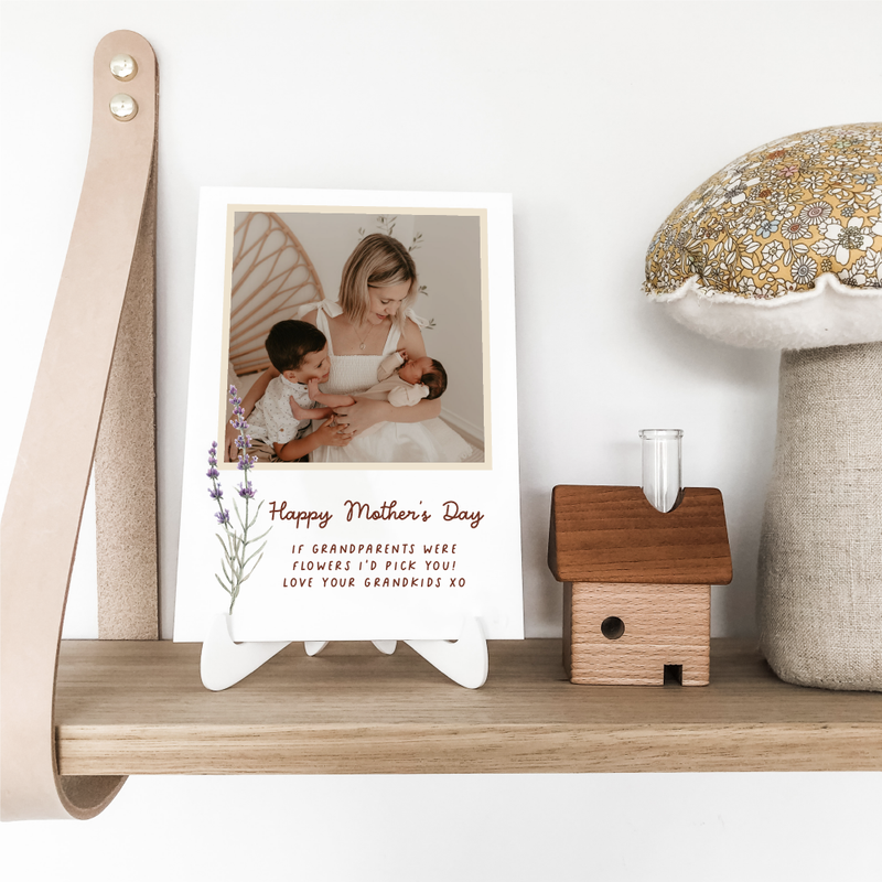 Mother's Day Photo Plaques - Lavender