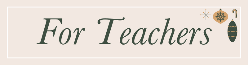 Christmas Gifts for Teachers