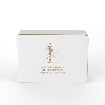 Keepsake Boxes - Letter Series