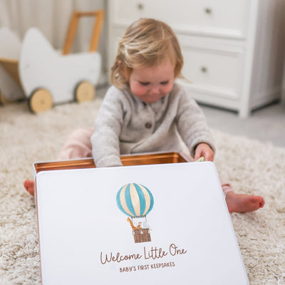 Keepsake Box - Hot Air Balloon / Ready to Ship