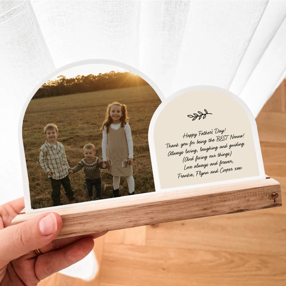 Double Arch Plaques - Natural
