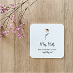 Personalised Coasters - Birth Blossoms