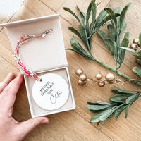 Luxe Christmas Ceramic Decoration + Gift Box - Liberty London - Circle