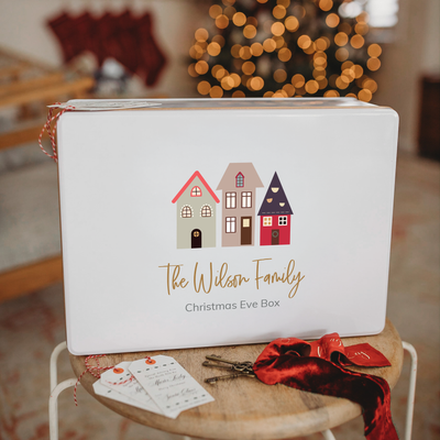 Personalised Christmas keepsake box, design 2