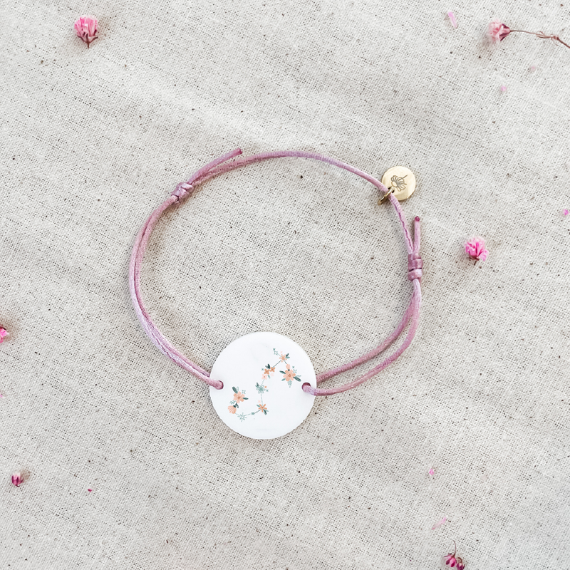 Personalised Bracelet - Constellation - White Acrylic