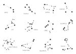 Personalised Timber Bookmarks - Constellations