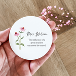 Fridge Magnets - Wildflower - White Acrylic