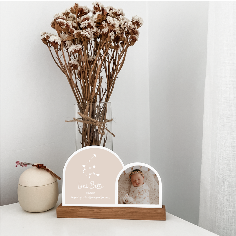 Double Arch Plaques - Zodiac Constellations