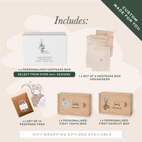 Essential Keepsake Gift Bundle / Personalised / All Designs