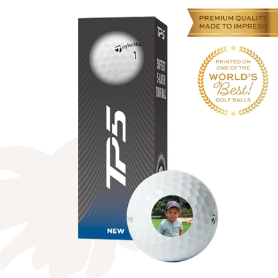 Premium Personalised Golf Balls - Set of 3 - Photo