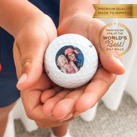 Premium Personalised Golf Balls - Set of 3 - Photo