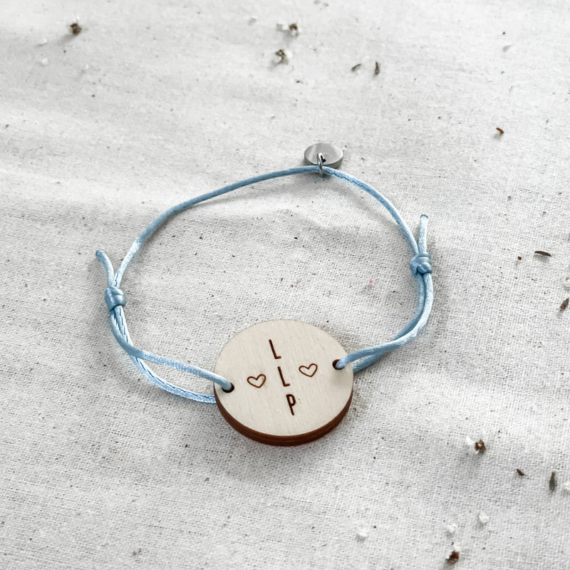 Personalised Bracelet - Love Letters - Timber