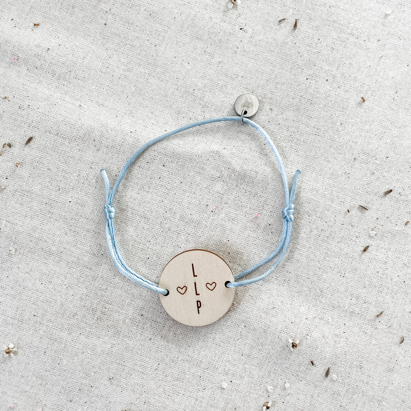 Personalised Bracelet - Love Letters - Timber