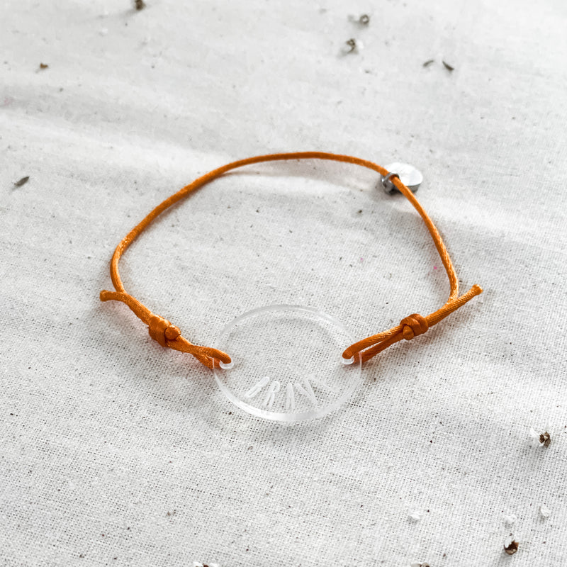 Personalised Bracelet - Affirmation - Clear Acrylic