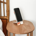 Personalised Phone Charging Stand - Retro Lines