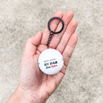 Personalised Golf Ball Keyring