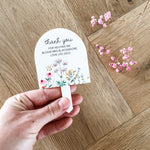 Personalised Planter Stick - Wildflowers