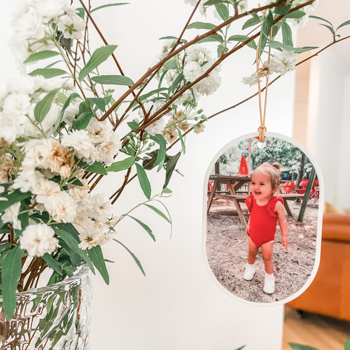 Personalised Photo Decoration - White Acrylic