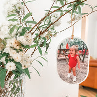 Personalised Photo Decoration - White Acrylic