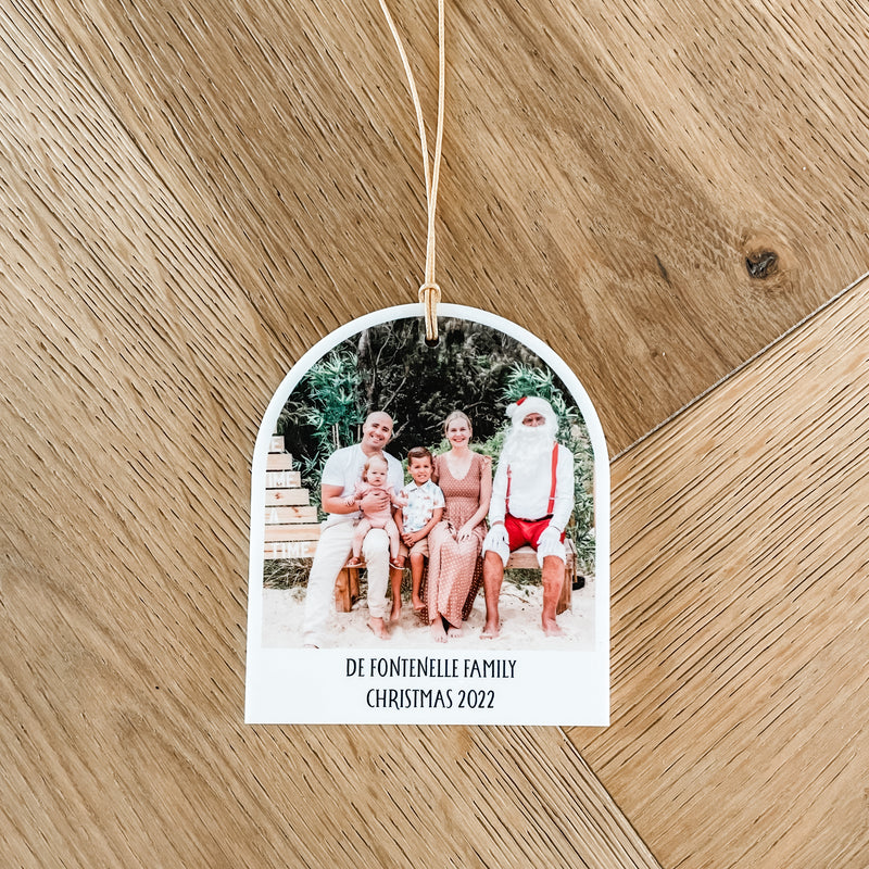 Personalised Photo Arch Decorations - White Acrylic