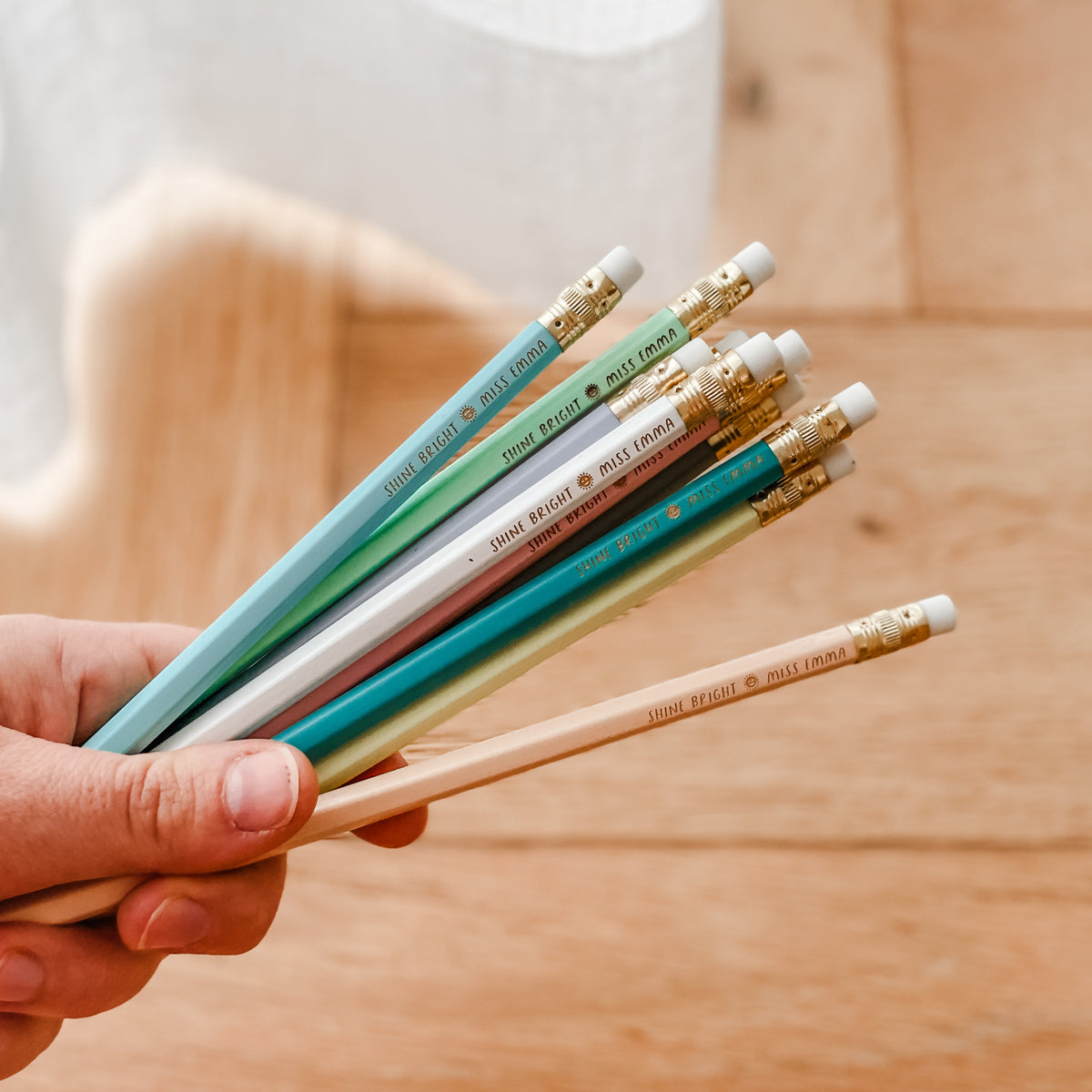 Personalised Pencils For Teacher Gifting - Choose your own saying - Appreciation Gifts