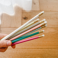 Personalised Pencils - Multi-Colour - Pack of 10 - Teacher Gift
