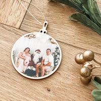 Photo Christmas Bauble