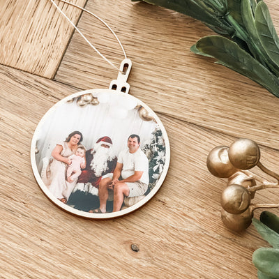Photo Christmas Bauble