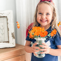 Personalised Flower Frogs - Set of 3 - Mother's Day