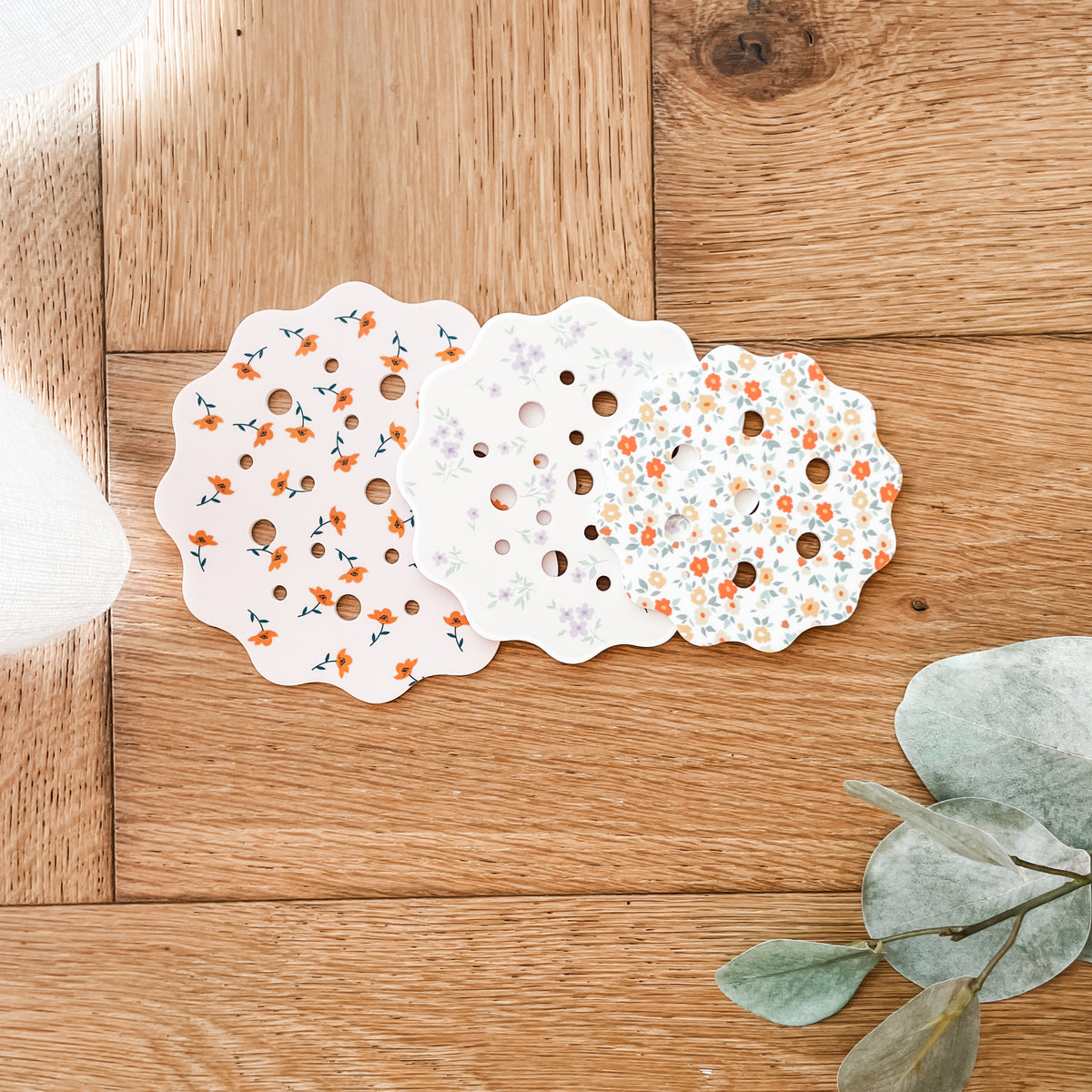 Personalised Flower Frogs - Set of 3 - Mother's Day