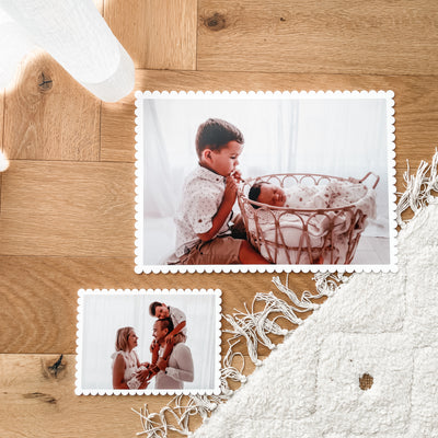 Personalised Photo Scallop Plaque