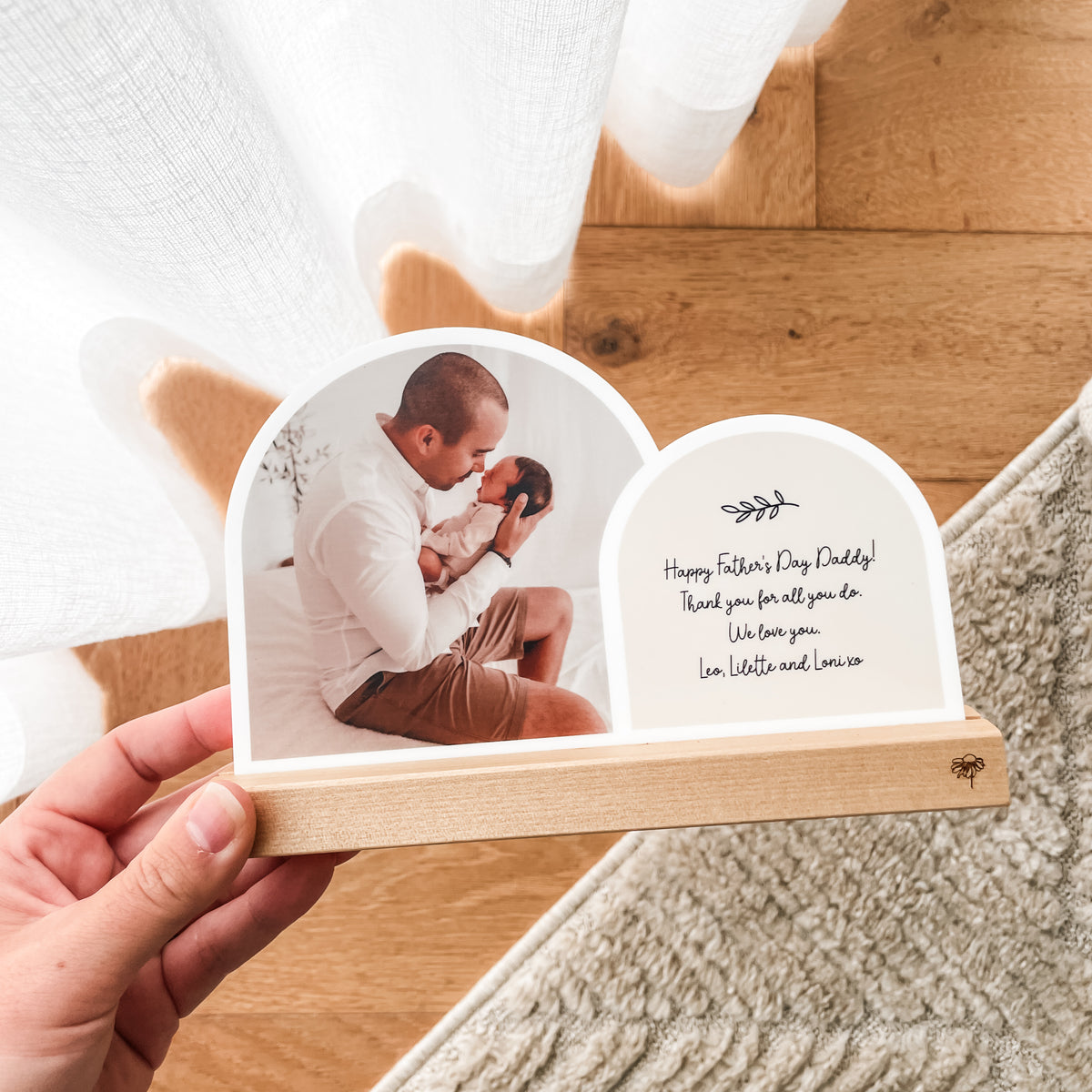 Double Arch Plaques - Natural - In Memory