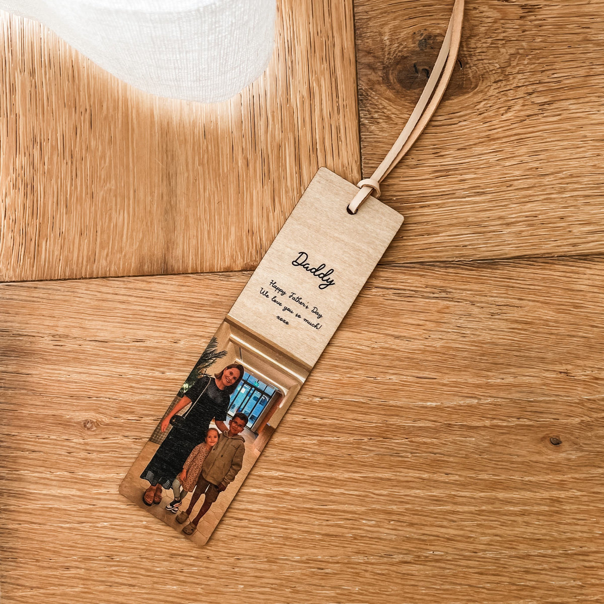Personalised Timber Bookmarks - Single Photo