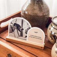 Double Arch Plaques - Natural - Pets