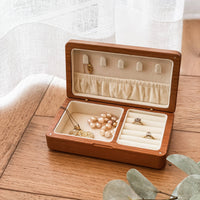 Personalised Wooden Jewellery Box - Birth Blossoms - Etched