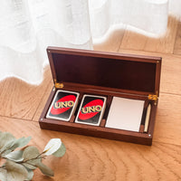 Personalised Wooden Card Game Box - Playing Cards