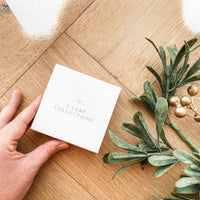 Luxe Christmas Ceramic Decoration + Gift Box - Star - Double Sided