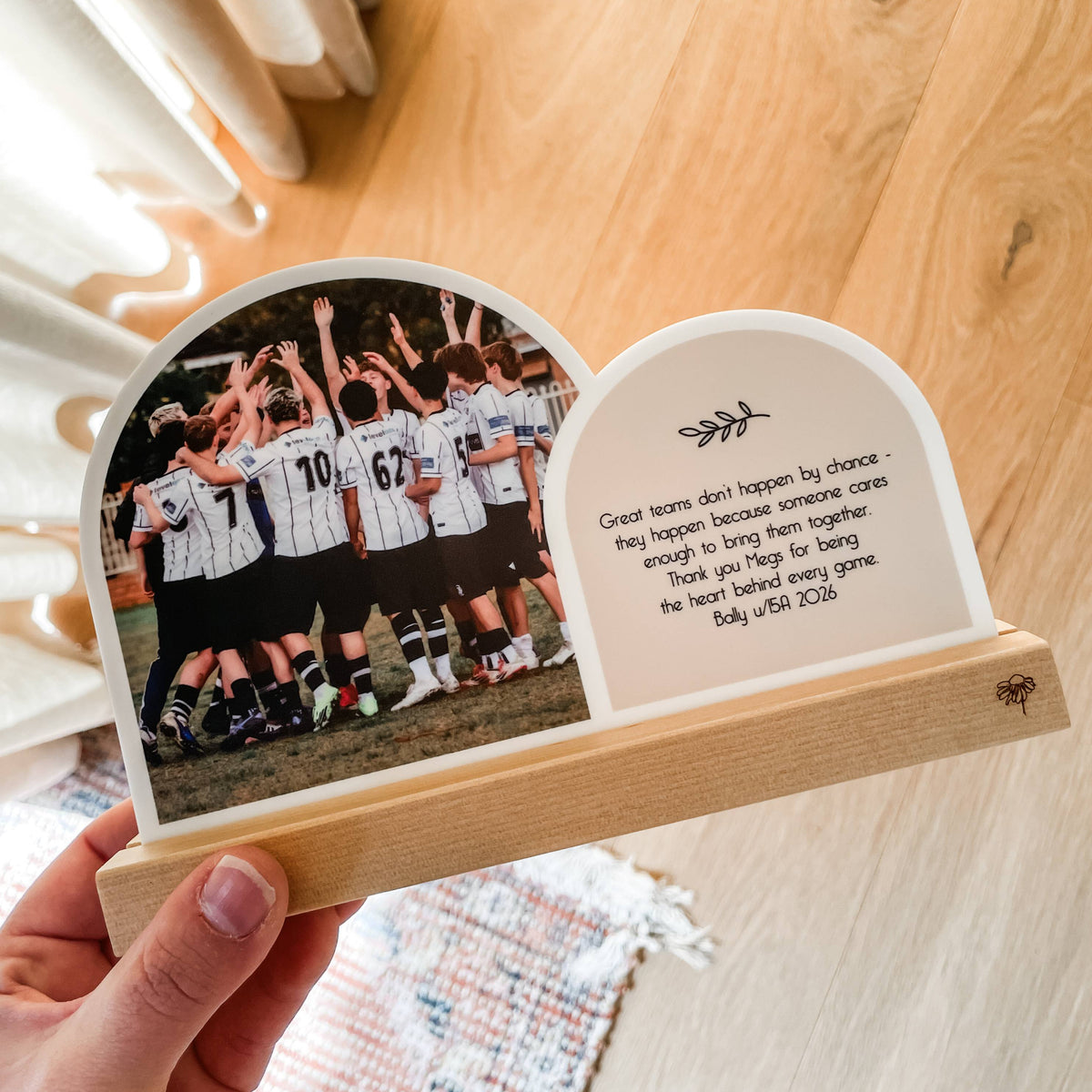 Double Arch Plaques - Natural - Coach