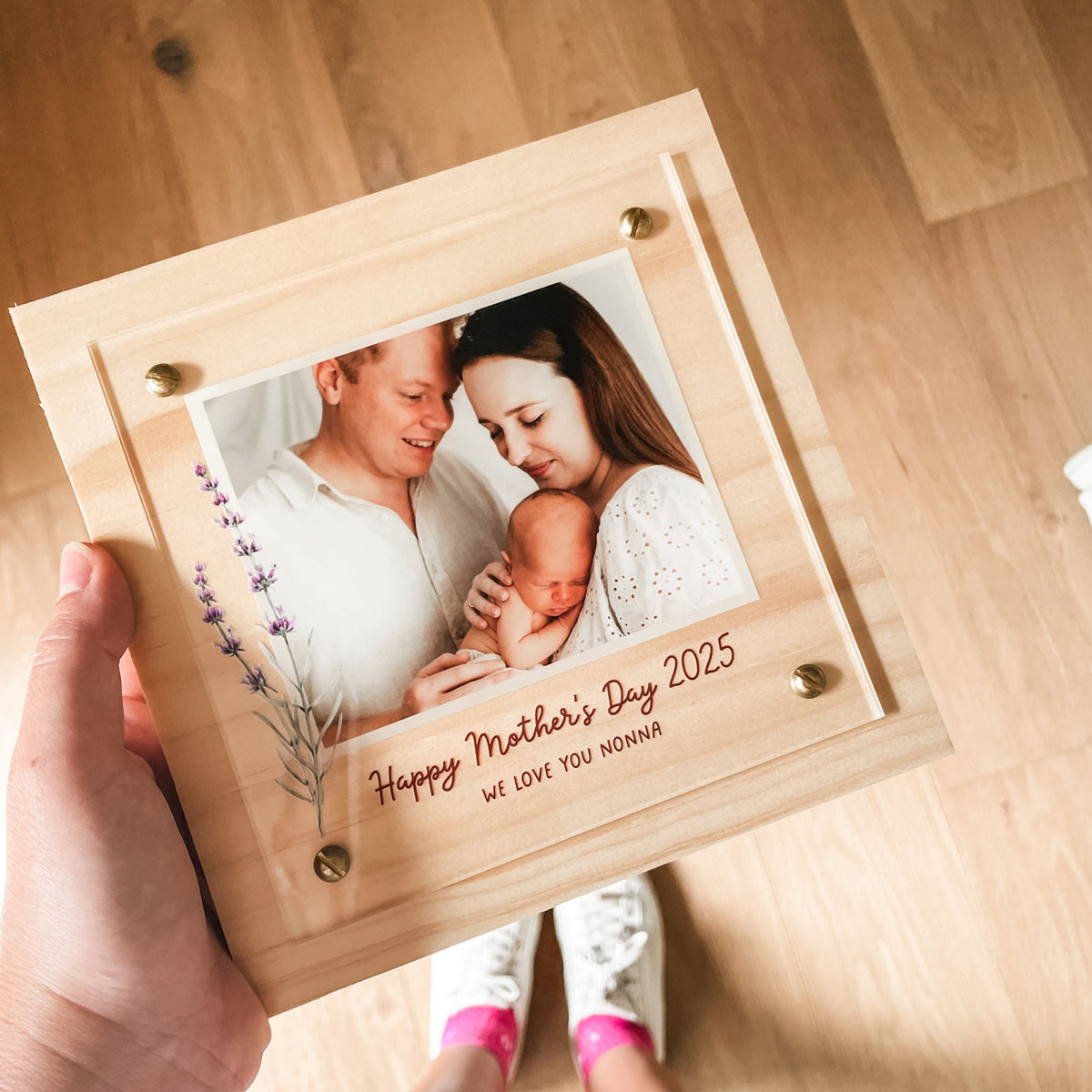 Standing Layered Plaques - Lavender
