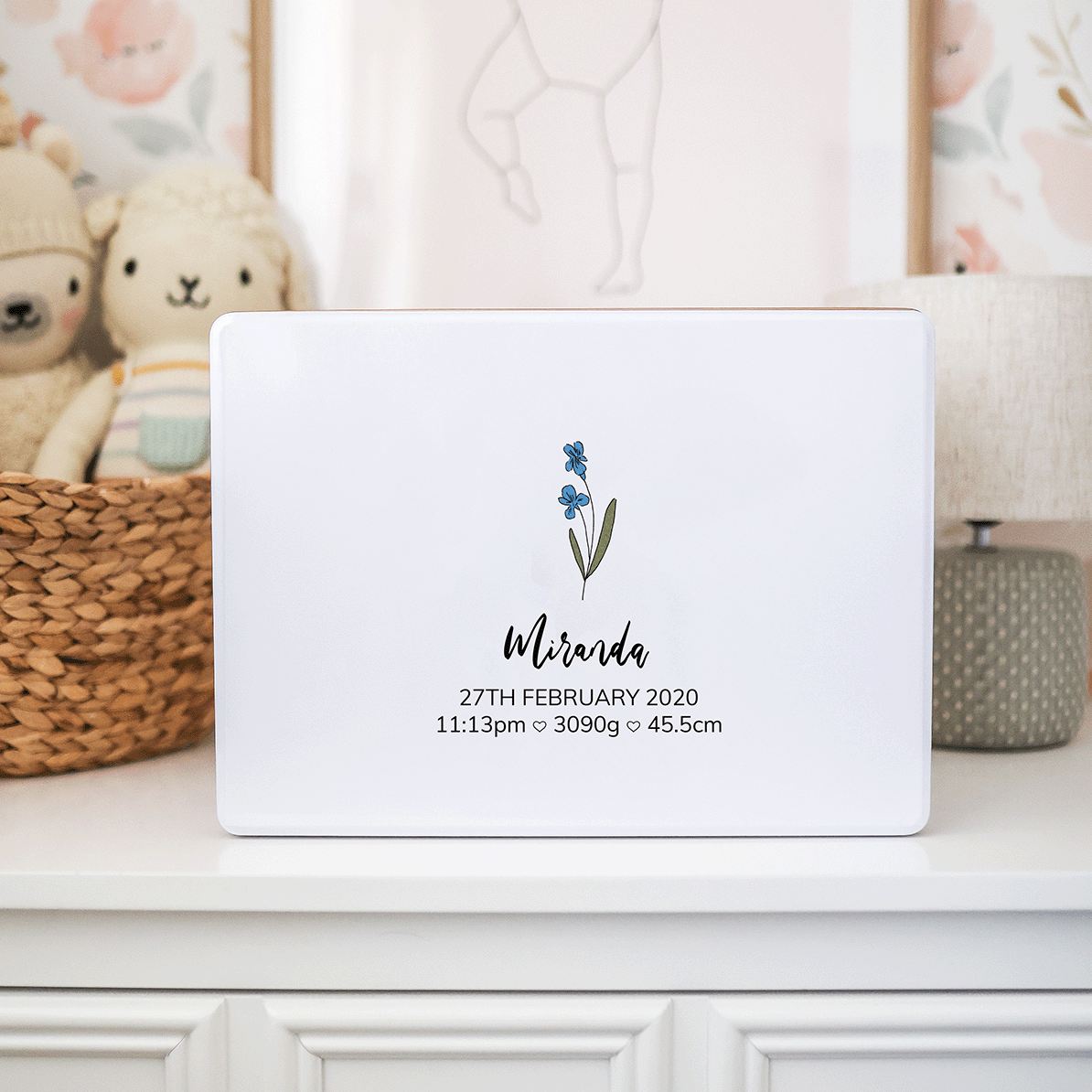 Keepsake Box - Design 27 - Birth Blossoms