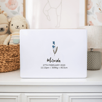 Keepsake Box - Design 27 - Birth Blossoms