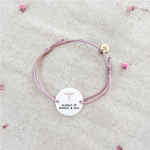 Personalised Bracelet - Medical Alert - White Acrylic