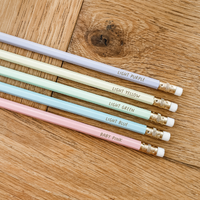Personalised Pencils - Signature Colours - Pack of 10