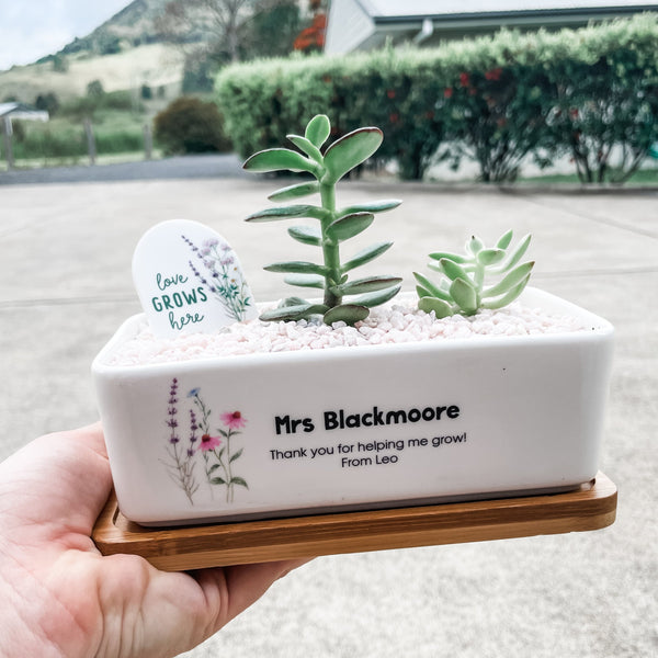Personalised planter pot - Gift idea 