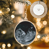 Photo Christmas Bauble - Ultrasound Double Sided