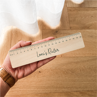 Personalised Rulers - Timber