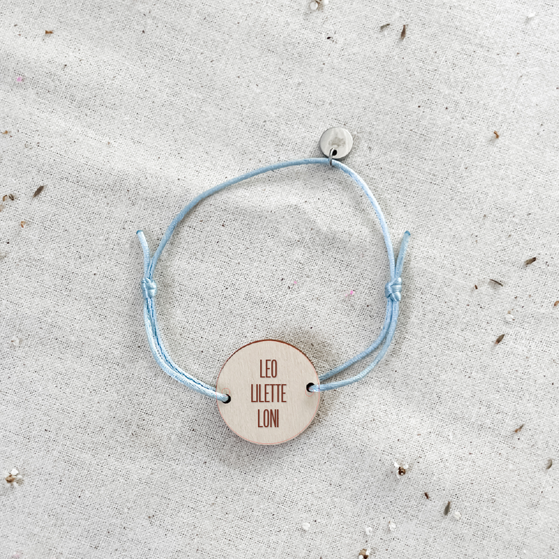 Personalised Bracelet - Special Names - Timber