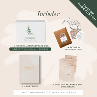 Starter Keepsake Gift Bundle / Personalised / All Designs