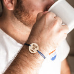 Personalised Bracelet - Moustache - Timber