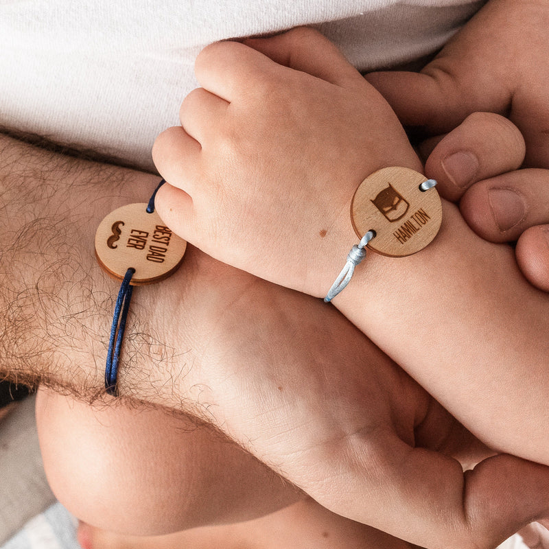 Personalised Bracelet - Batman - Timber